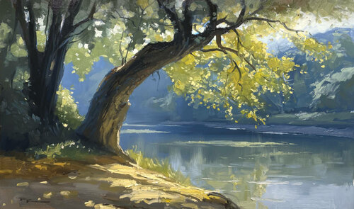 Critiques for the River Bend painting workshop